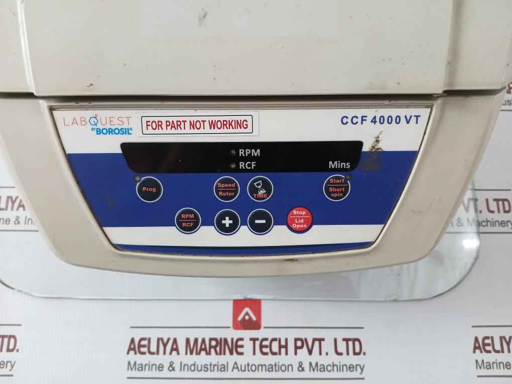Borosil Ccf4000Vt Tabletop Centrifuge Unit 230Vac 50Hz (Not Working)
