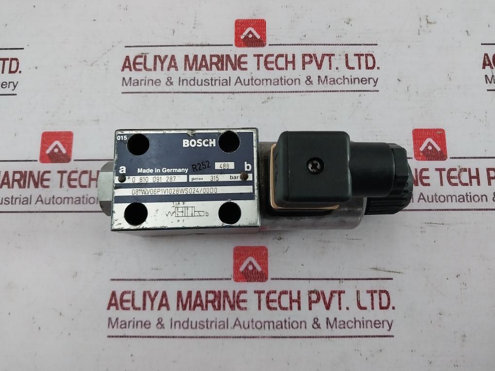 Bosch 0 810 091 287 Directional Control Valve 081Wv06P1V1028Ws024/00D0 24V