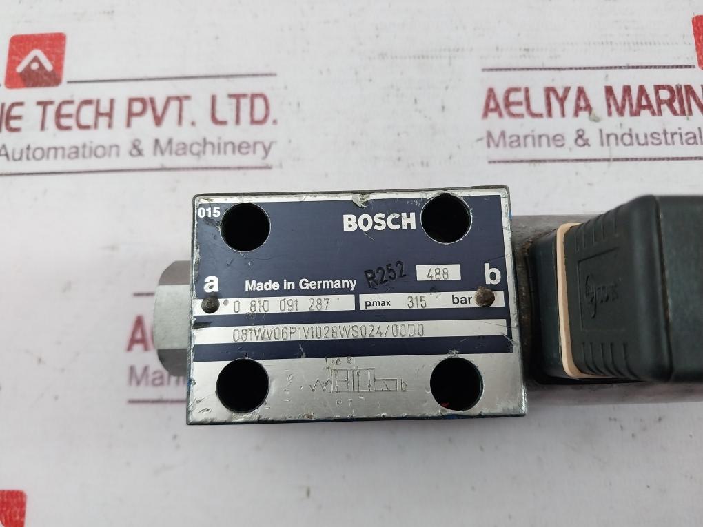 Bosch 0 810 091 287 Directional Control Valve 081Wv06P1V1028Ws024/00D0 24V