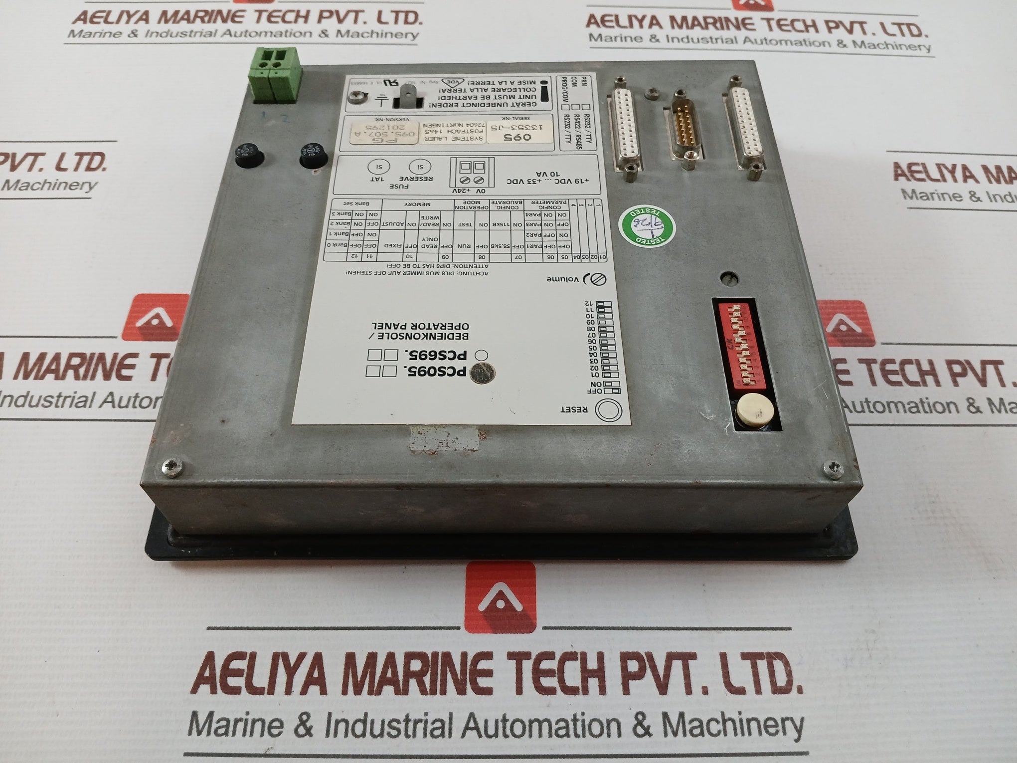 Bosch Bt095 Operator Panel 19-33 Vdc 10Va Ver Pg 095.507.A Pcs095