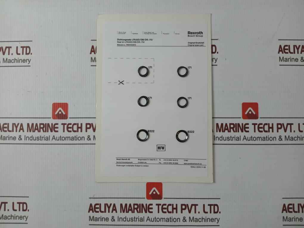 Bosch Rexroth Ag R900007920 Gasket Seal Set Lfa32.D7X He00706110