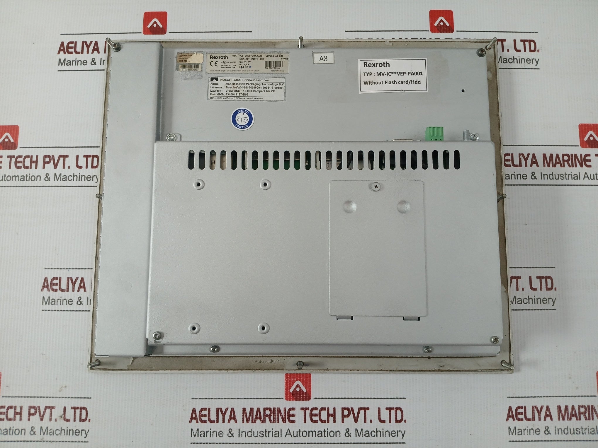 Bosch Rexroth Mv-ic**Vep-pa001 Vep40.4_A2_Ce6 Hmi Operator Panel Dc 24V