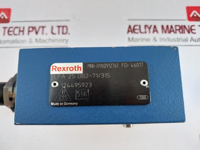 Bosch Rexroth R900912761 Cartridge Valve Lfa 25 Db2-71/315