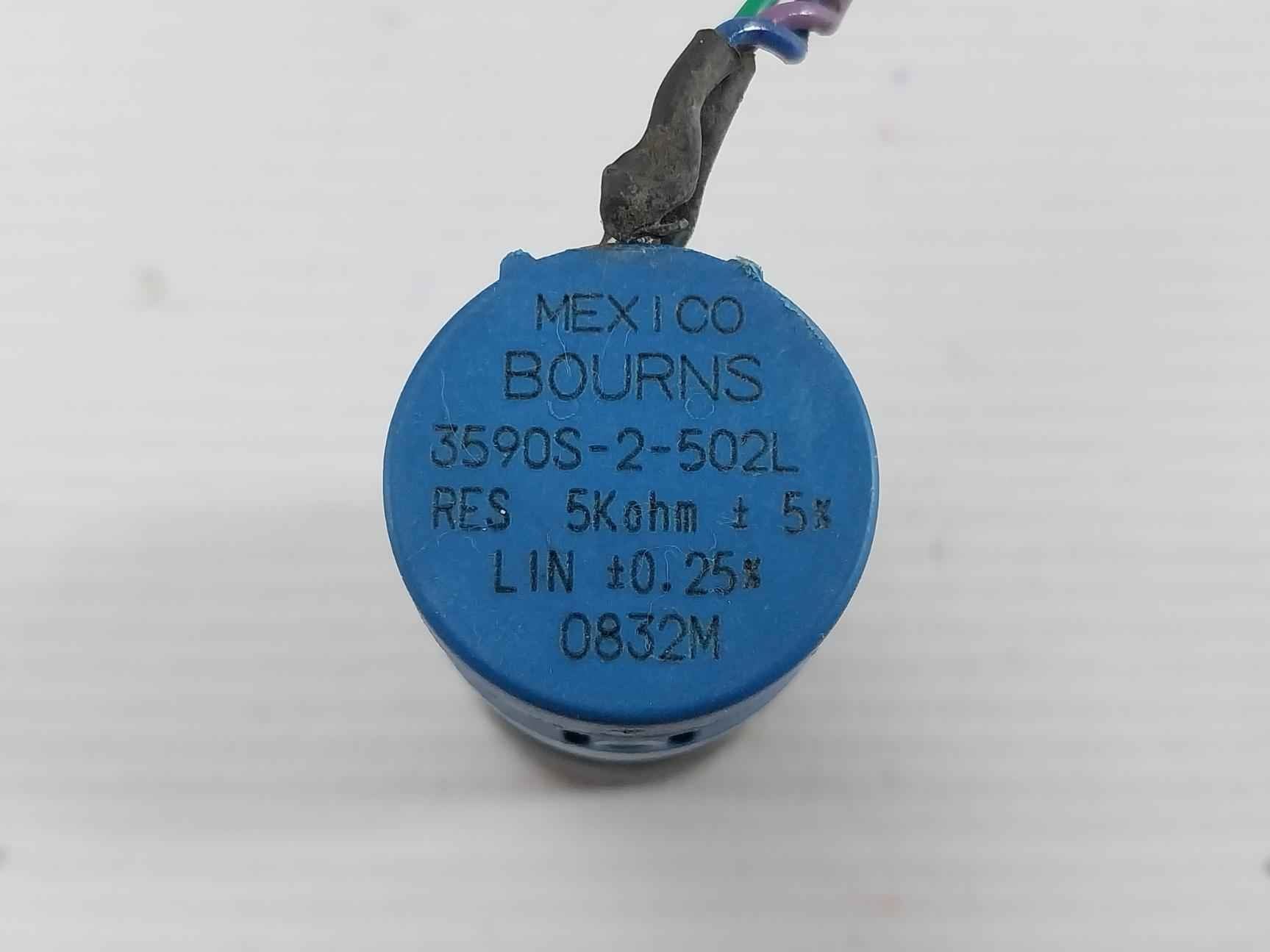 Bourns 5Kohm Wirewound Potentiometer 3590S-2-502L