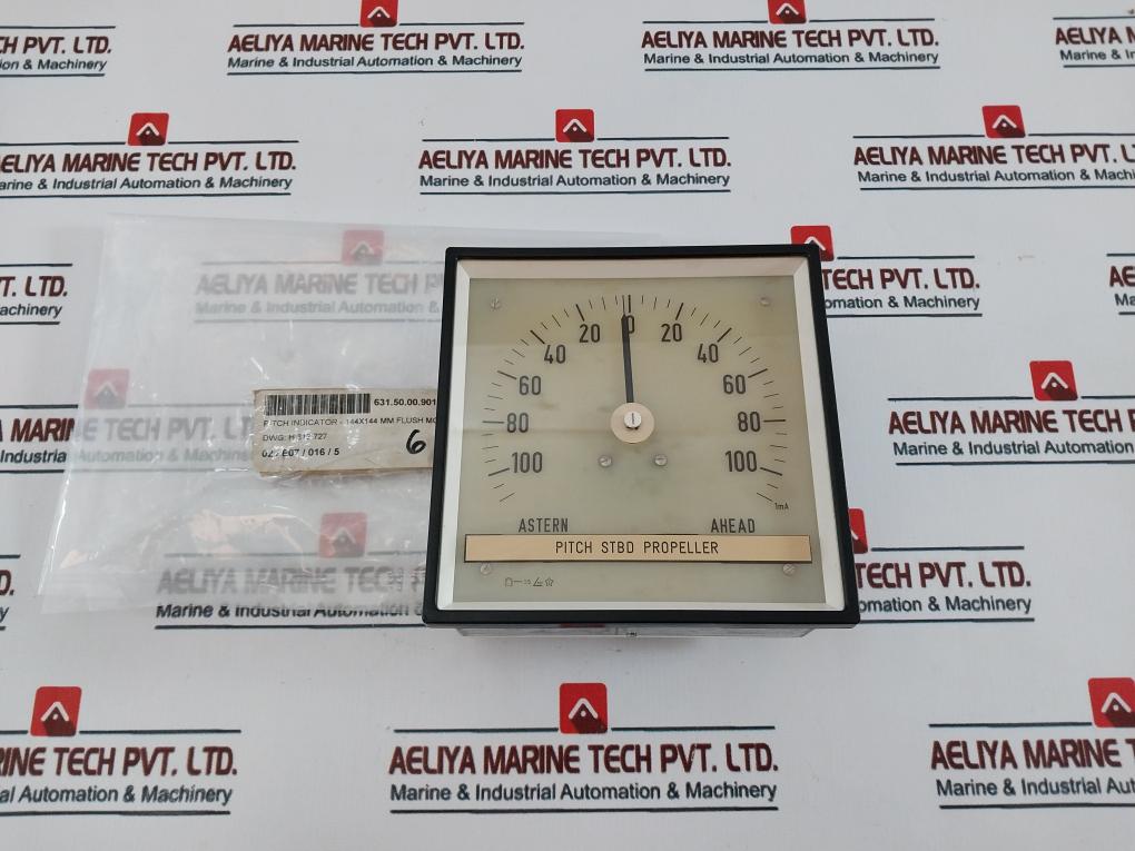 Brodrene Kongsgaarden Astern 100-0-100 Ahead Pitch Indicator, 24V, Ip56