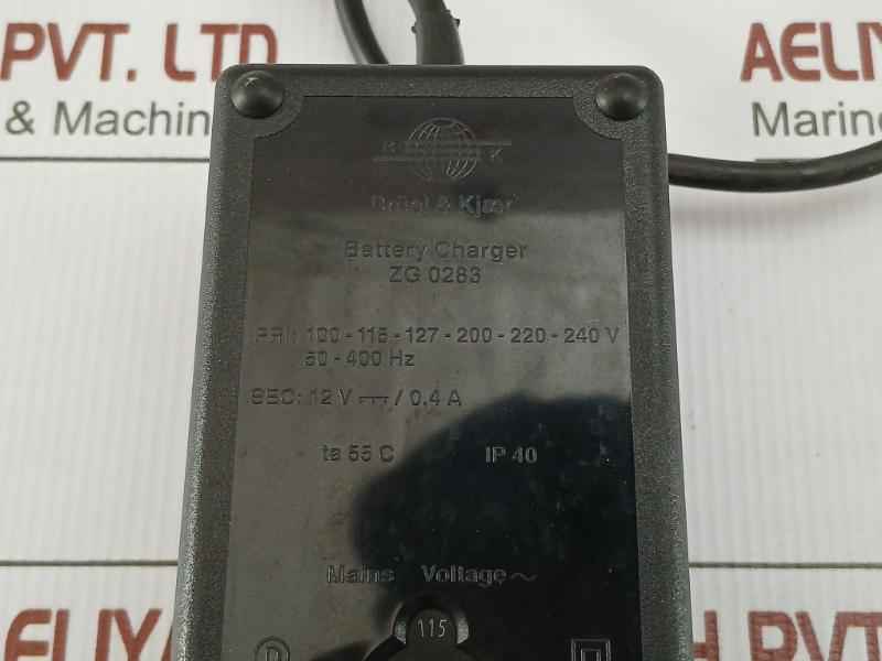 Bruel & Kjaer 12V 0.4A Battery Charger Zg 0283