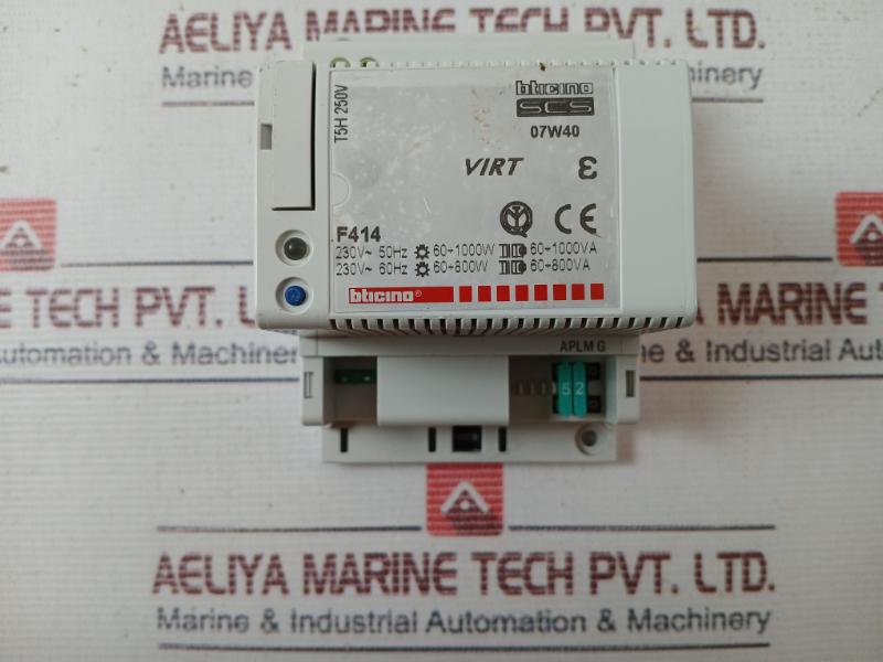 Bticino F414 Dimmer Actuator In Din Module 230V/60Hz 07W40