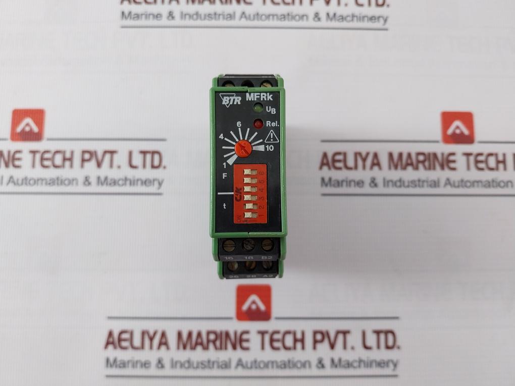 Btr Mfrk Timer Relay 1-10 A1-a2 230V~ 50-60Hz 250V- 6A