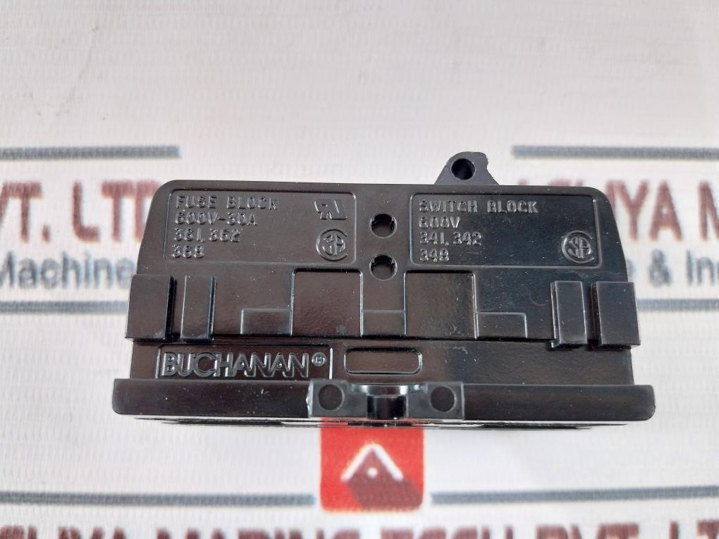 Buchanan Series 300 Fuse Switch Block 600v 30a