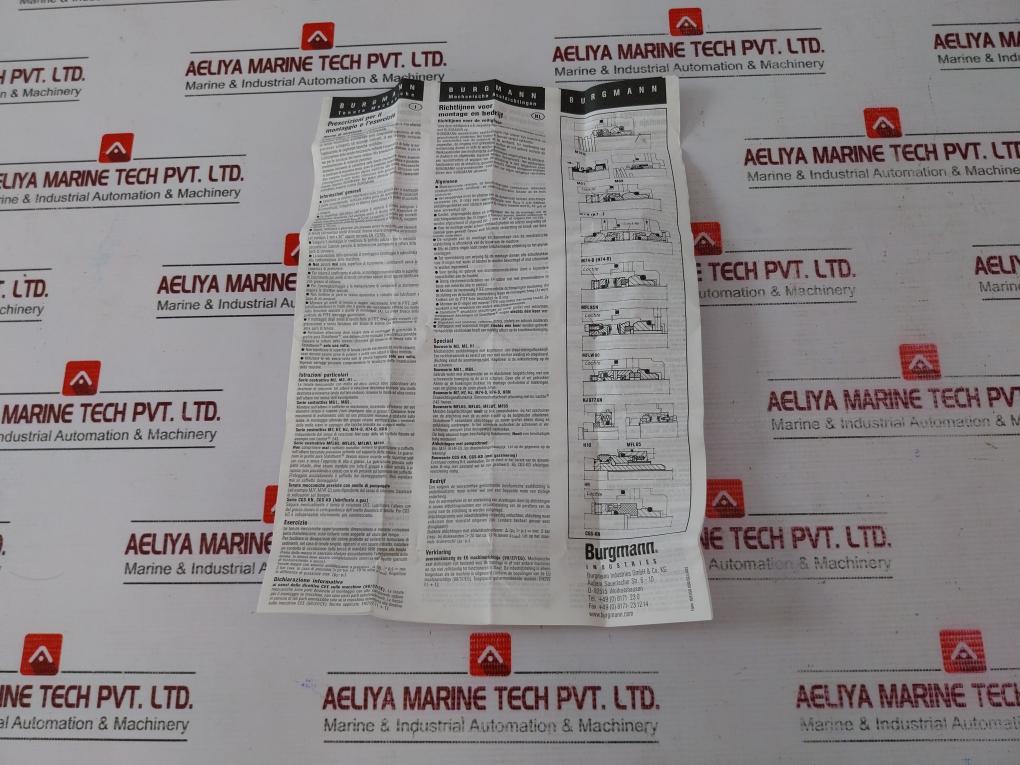 Burgmann Mg12/16-z Mechanical Shaft Seal