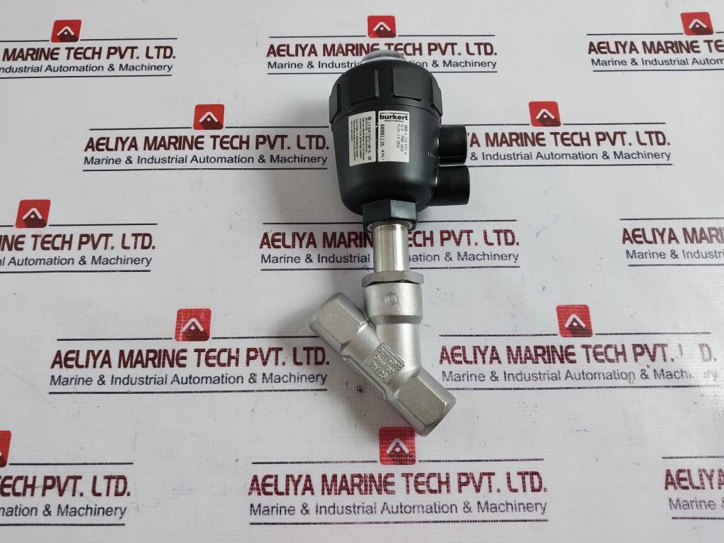 Burkert 2000 A 13.0 PTFE VA Air Operated Oblique Valve 1/2”