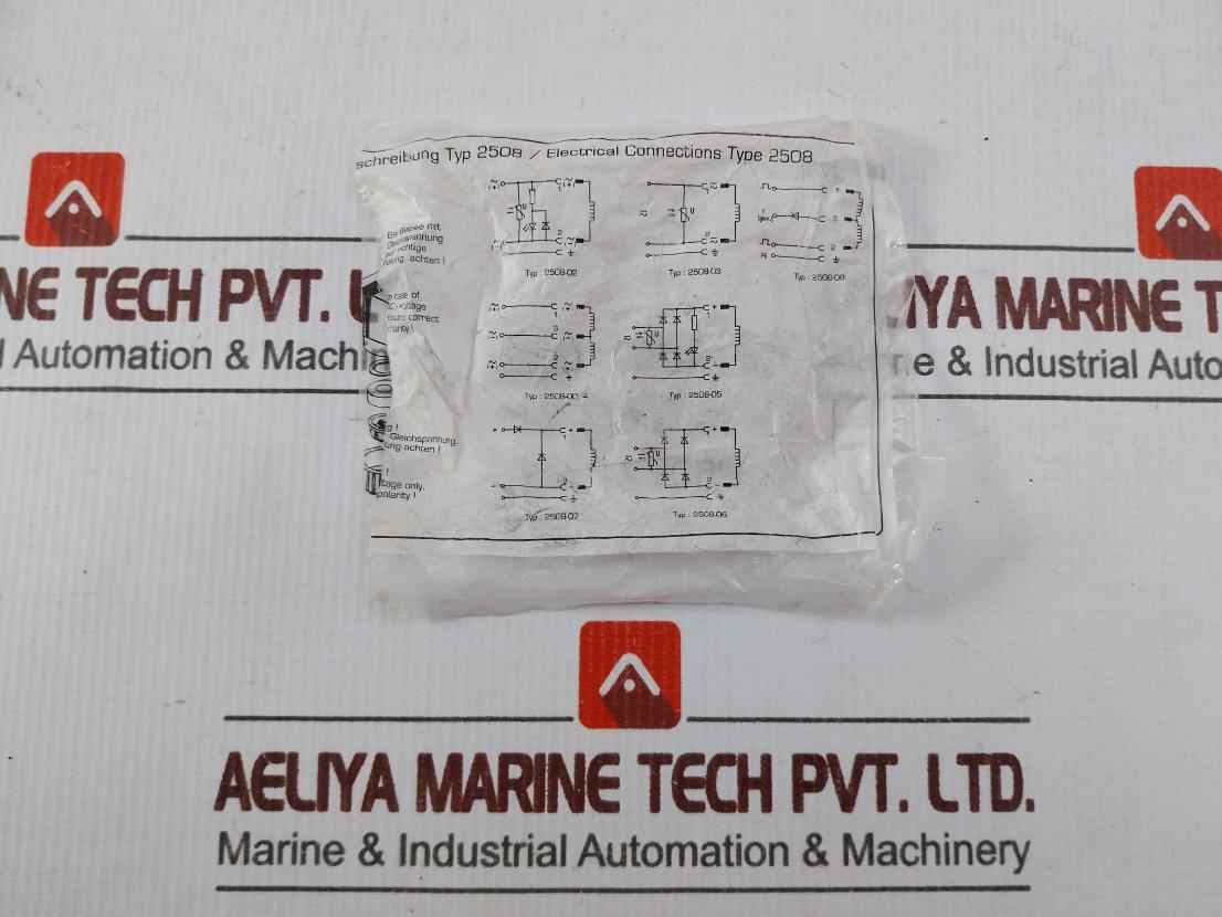 Burkert 2508-00/3 Fluid Control Connector 008 376 N 250V
