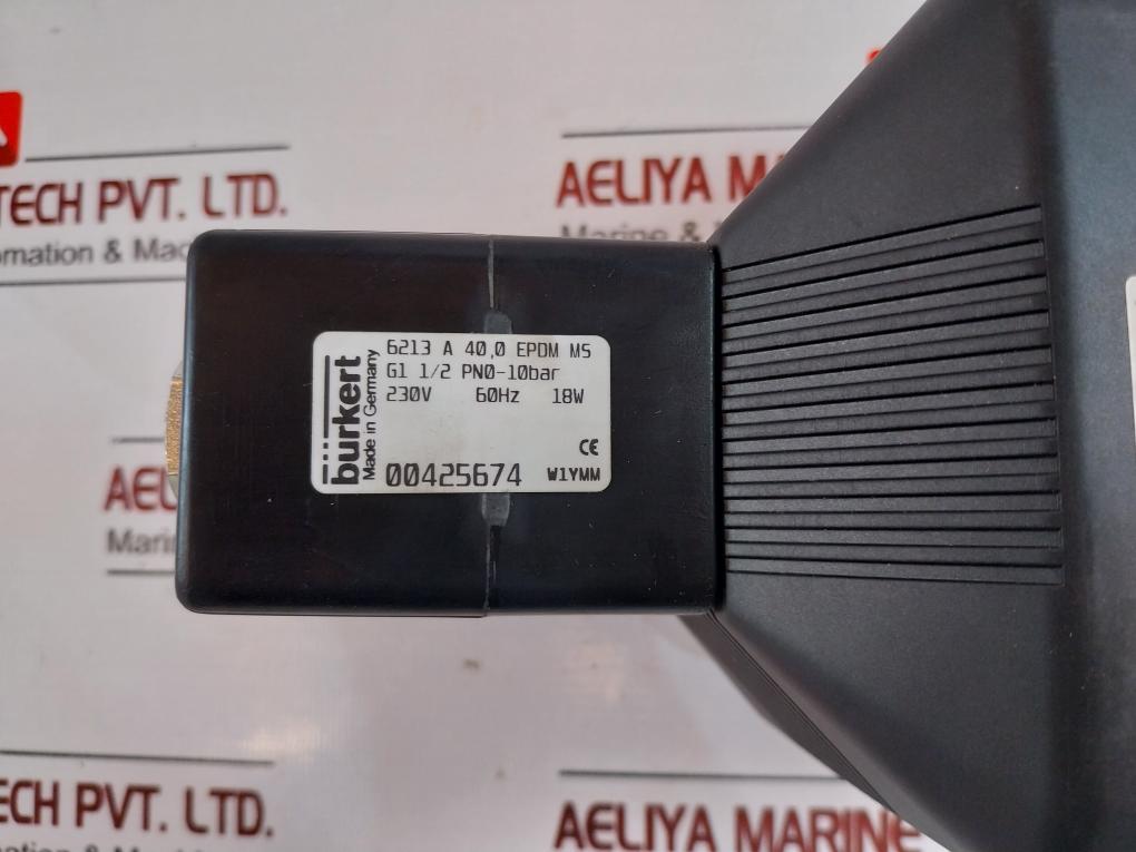 Burkert 6213 A 40.0 Epdm Ms 2/2-way Solenoid Valve G1 1/2 Pn0-10Bar 230V 60Hz