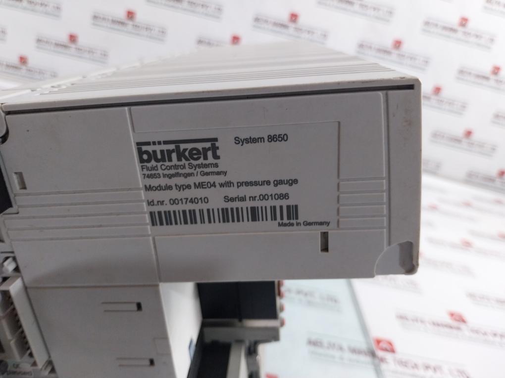 Burkert Airline EX System 8650 Electropneumatic Automation System