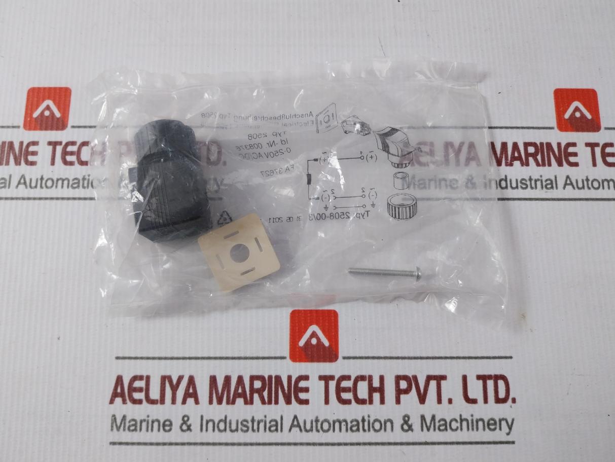 Burkert 2508-00/3 Plug Connector 0-250V Ac/Dc