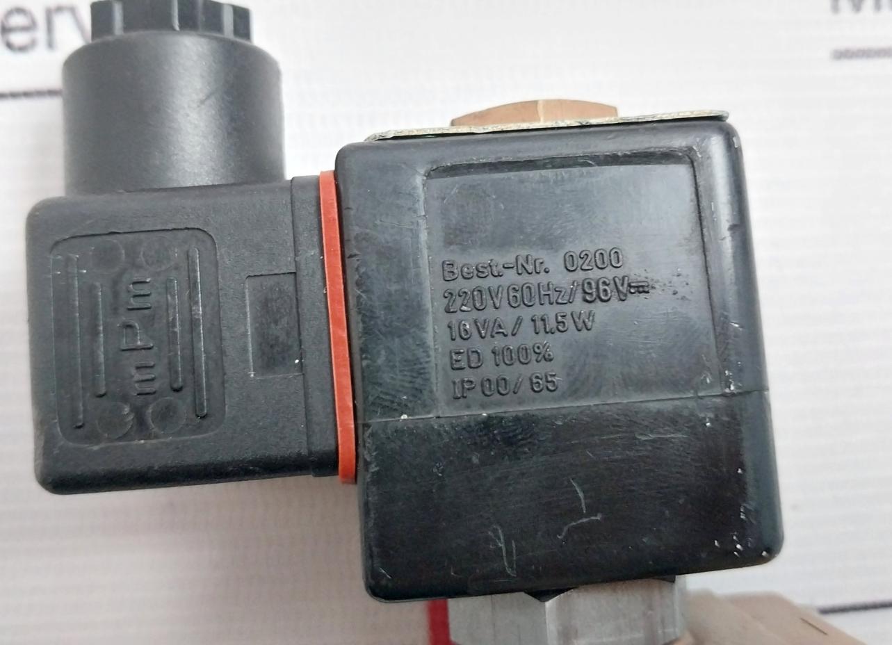 Buschjost 0927200 Solenoid Valve 220 V 16Va/11.5W