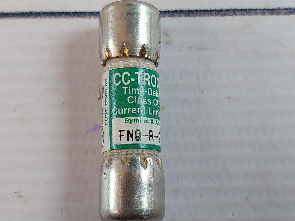 Lot of 5X Bussmann FNQ-R-2 CC-Tron Time Delay Fuse 600VAC