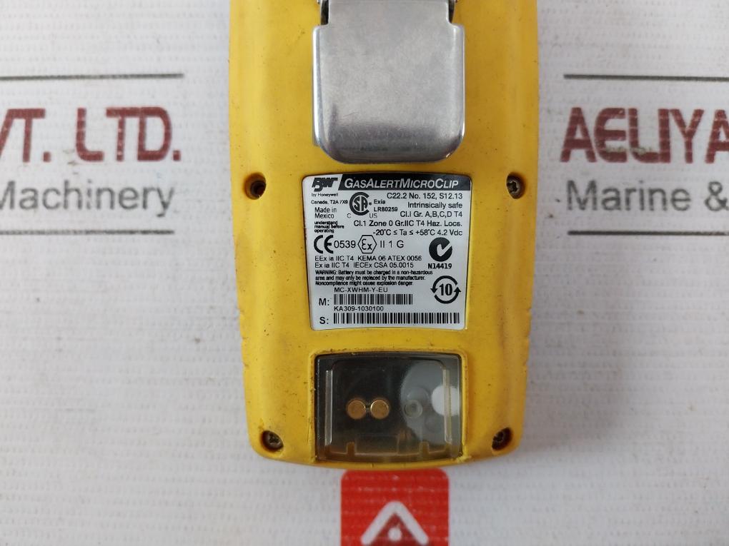 Bw Technologies Mc-xwhm-y-eu Multi-gas Detector Eex Ia Iic T4 Kema 06 Atex 0056