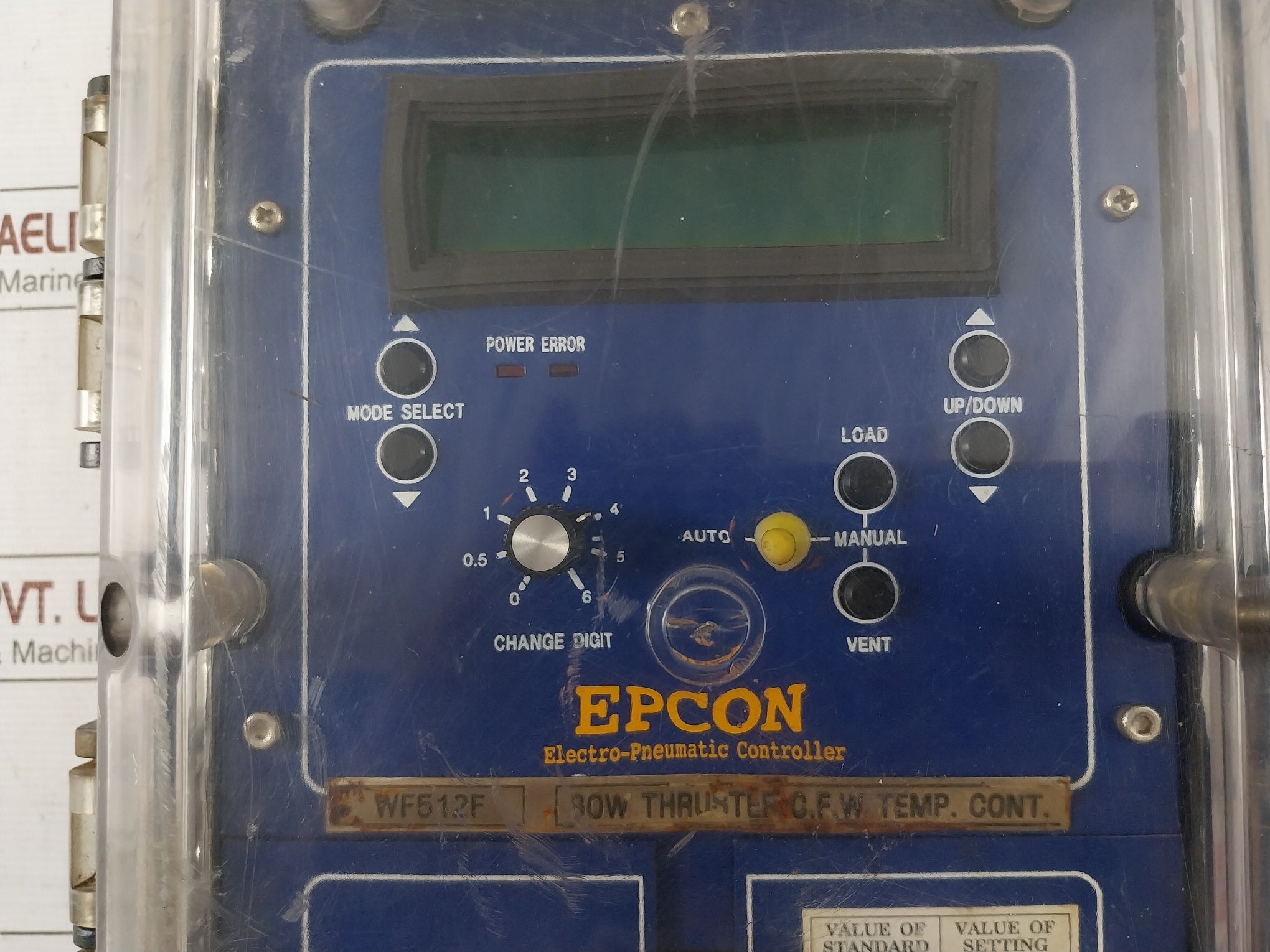 By Controls Epcon Electro-pneumatic Controller With Filter Regulator Ac98-122V