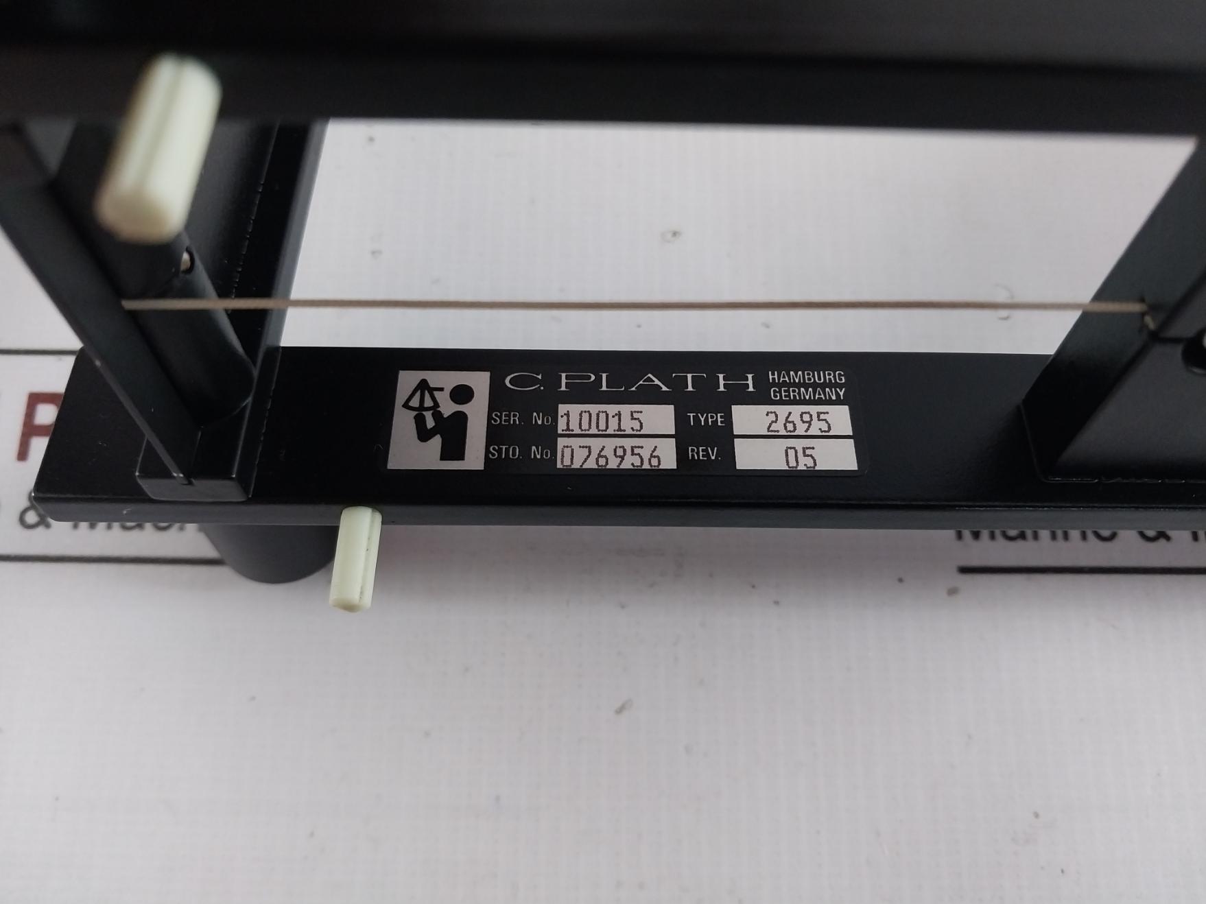 C. Plath 2695 Prismatic Azimuth Device With Transport Box 076956 Rev. 05