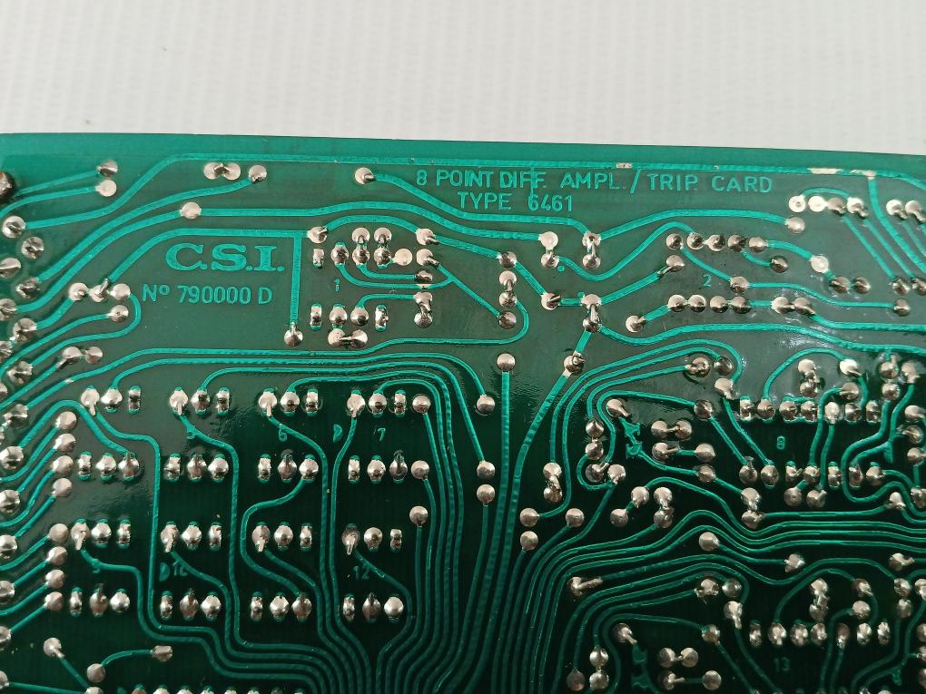 C.S.I. 88934/003 8-channel Amplifier Printed Circuit Board 6461