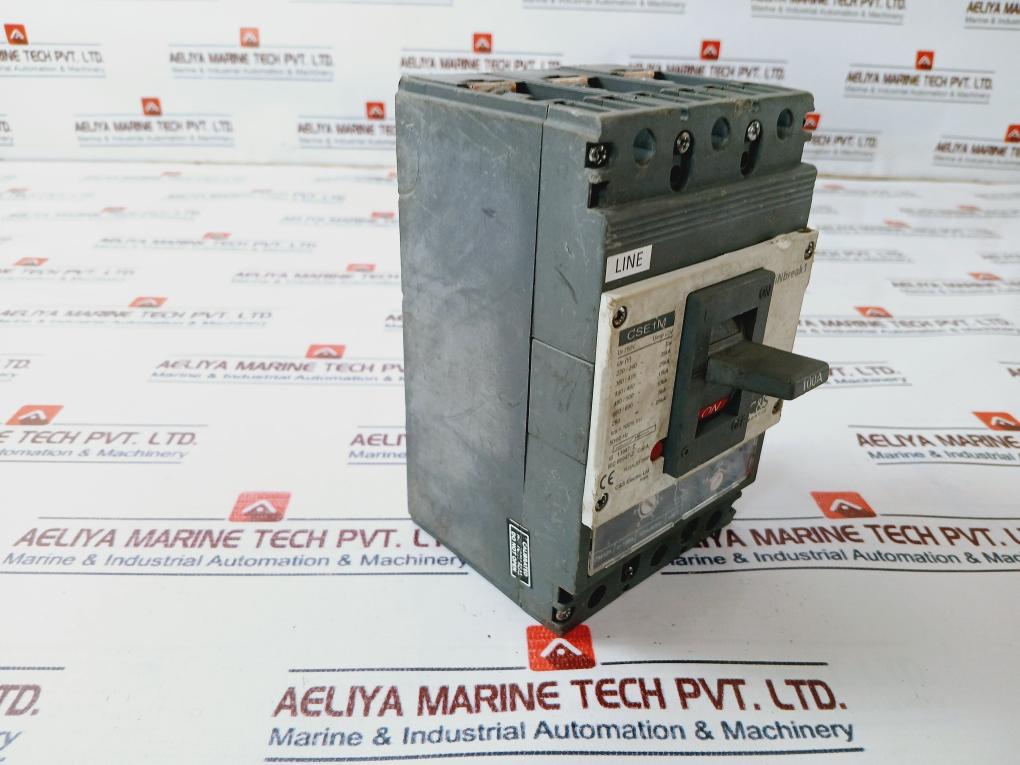 C&S Electric Winbreak 1 Cse1M 100A Moulded Case Circuit Breaker 50/60Hz