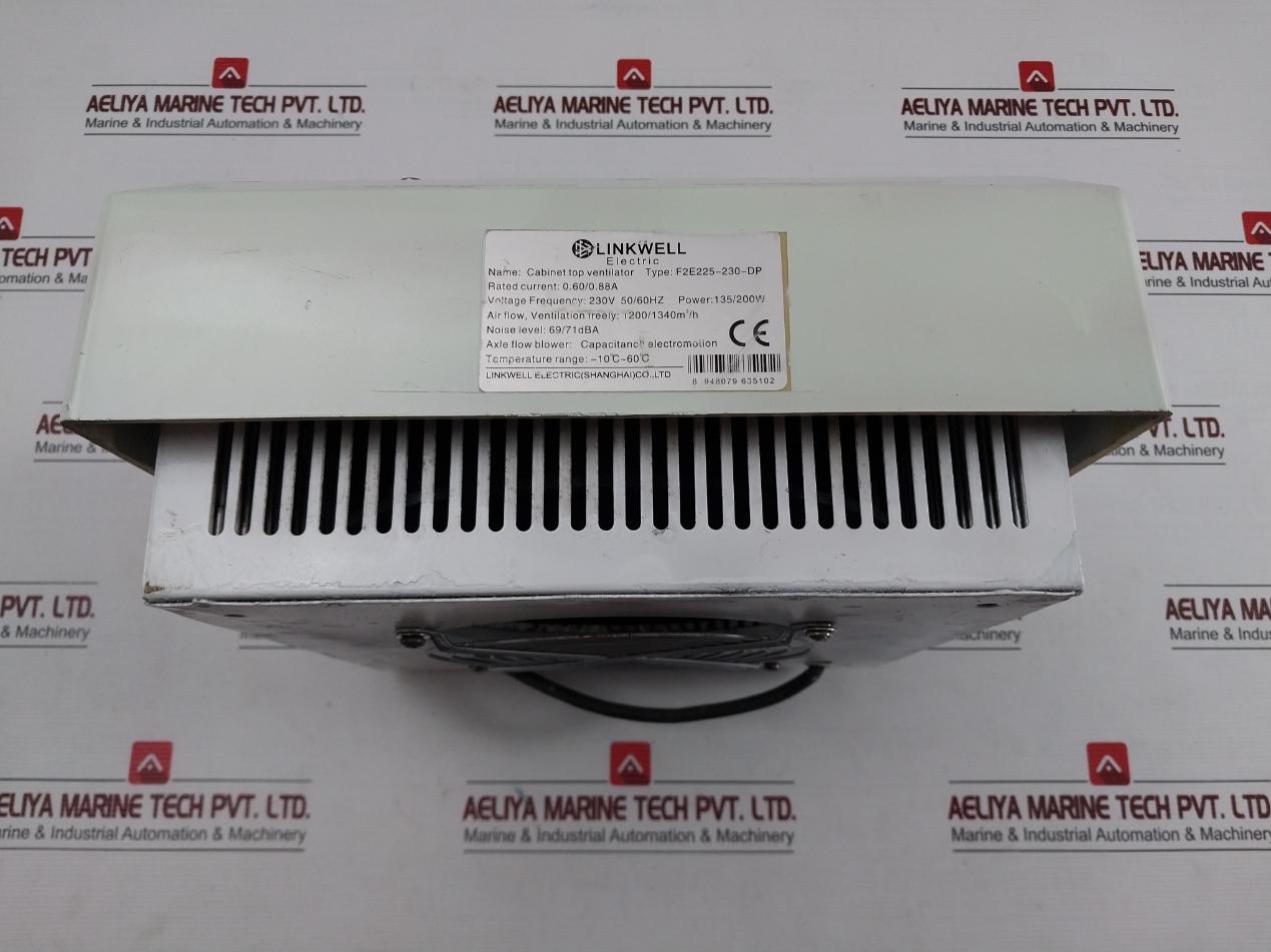 Cabinet Top Ventilator Cooling Fan 50/60Hz F2E225-230-dp Linkwell 230V -10°C~60°C