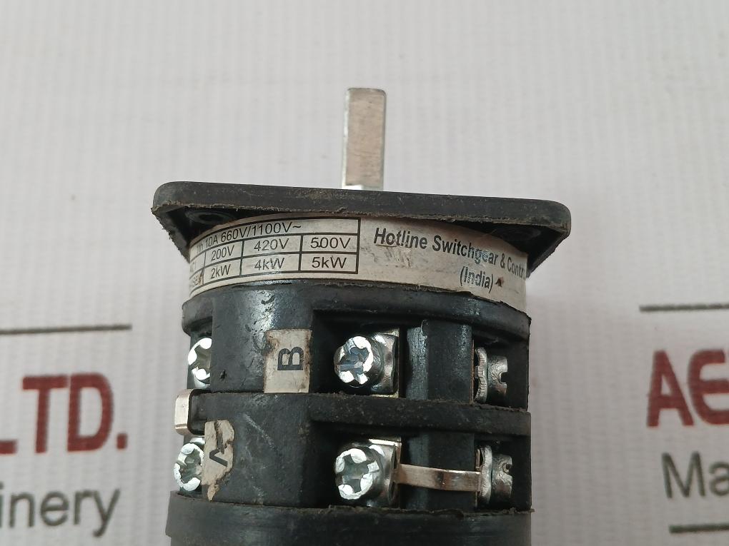 Cam-operated Rotary Switch Hg-91C Hotline 6 Amps