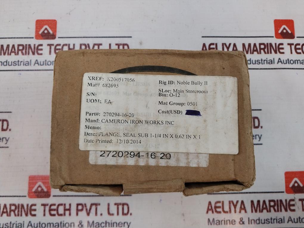 Cameron 2720294-16-20 Seal Sub Flange 044255Ha