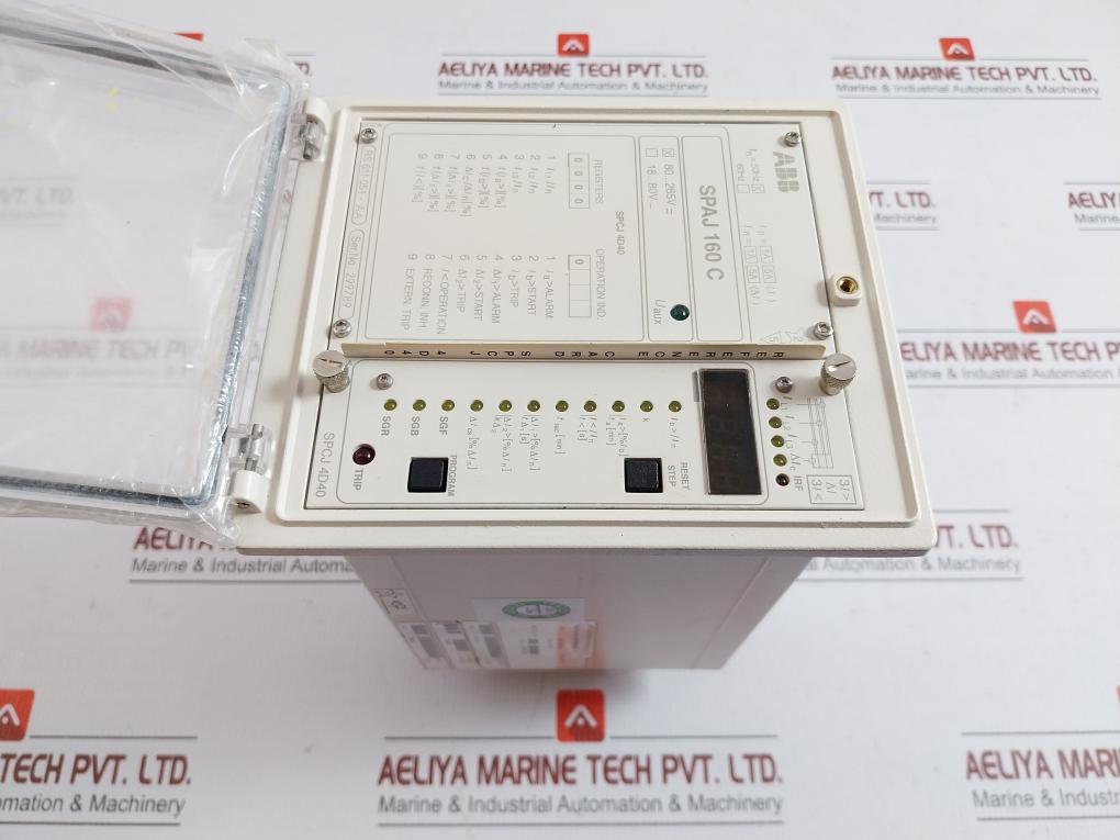 Capacitor Protection Relay Spaj 160 C Abb Rev-a, 50Hz