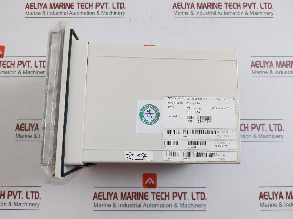 Capacitor Protection Relay Spaj 160 C Abb Rev-a, 50Hz