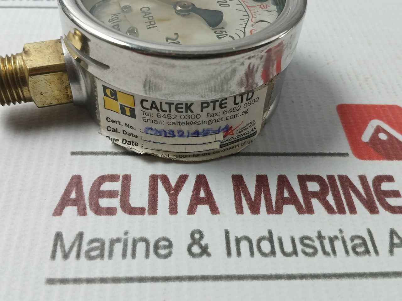 Capri 2.5" Ssc Btm Pressure Gauge 0-200 Kg/Cm2/3000Psi Kl.1.6