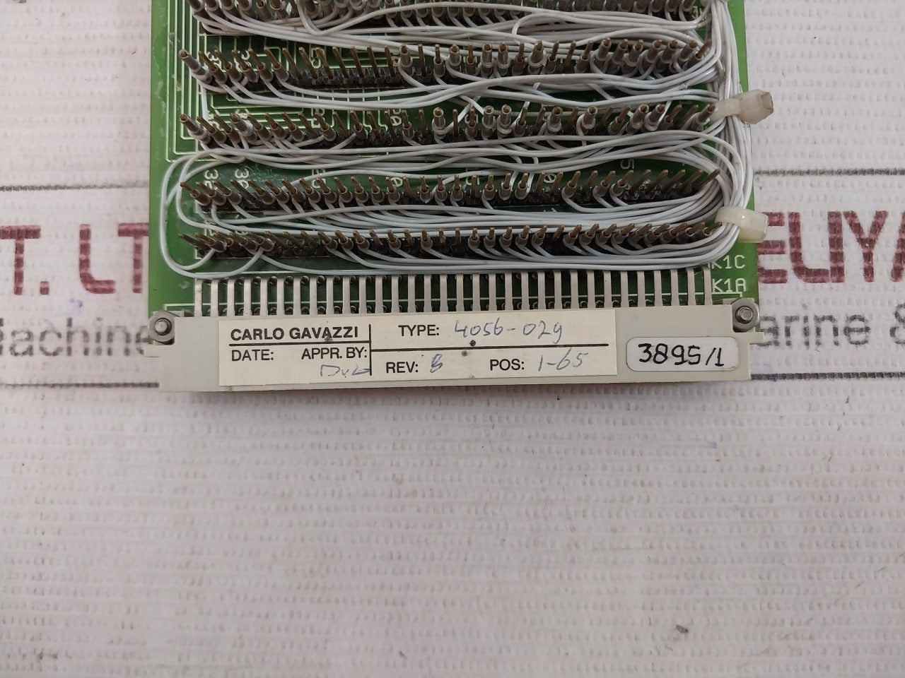 Carlo Gavazzi 4056-029 Printed Circuit Board Rev: B Mod 4056