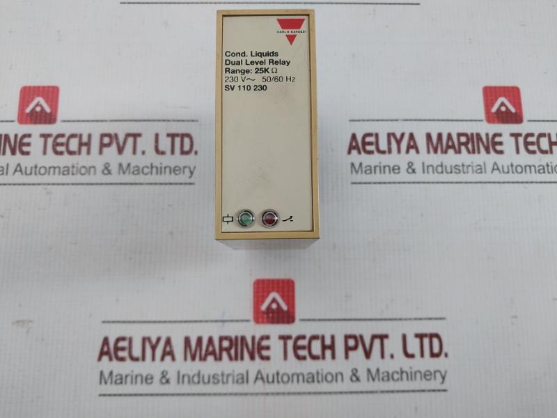Carlo Gavazzi Dual Level Relay 230V-50/60 Hz Sv 110 230
