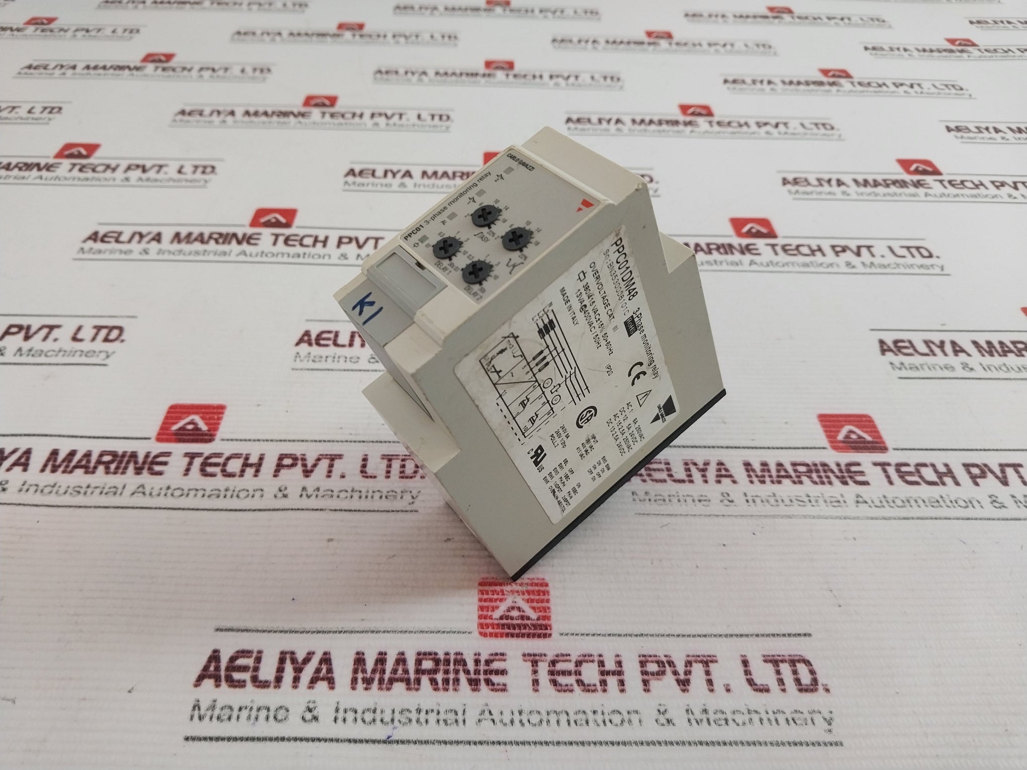 Carlo Gavazzi Ppc01Dm48 3-phase Monitoring Relay 0.1-30S