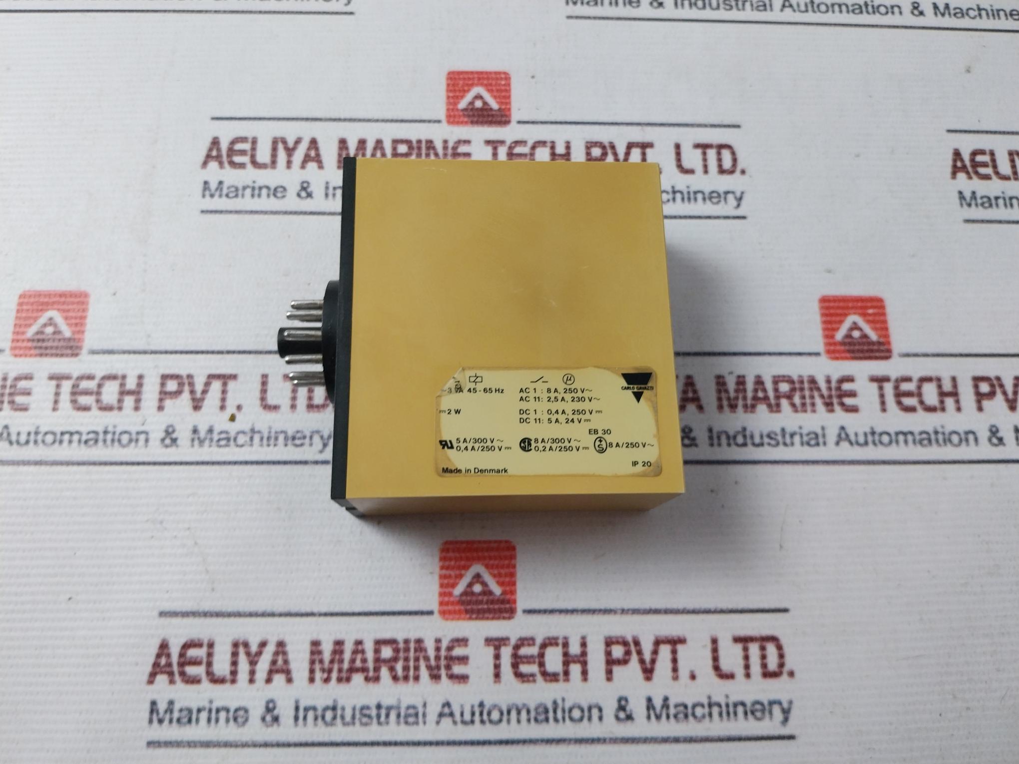 Carlo Gavazzi S 112 166 724 Interval Timer External Start 8A, 250V