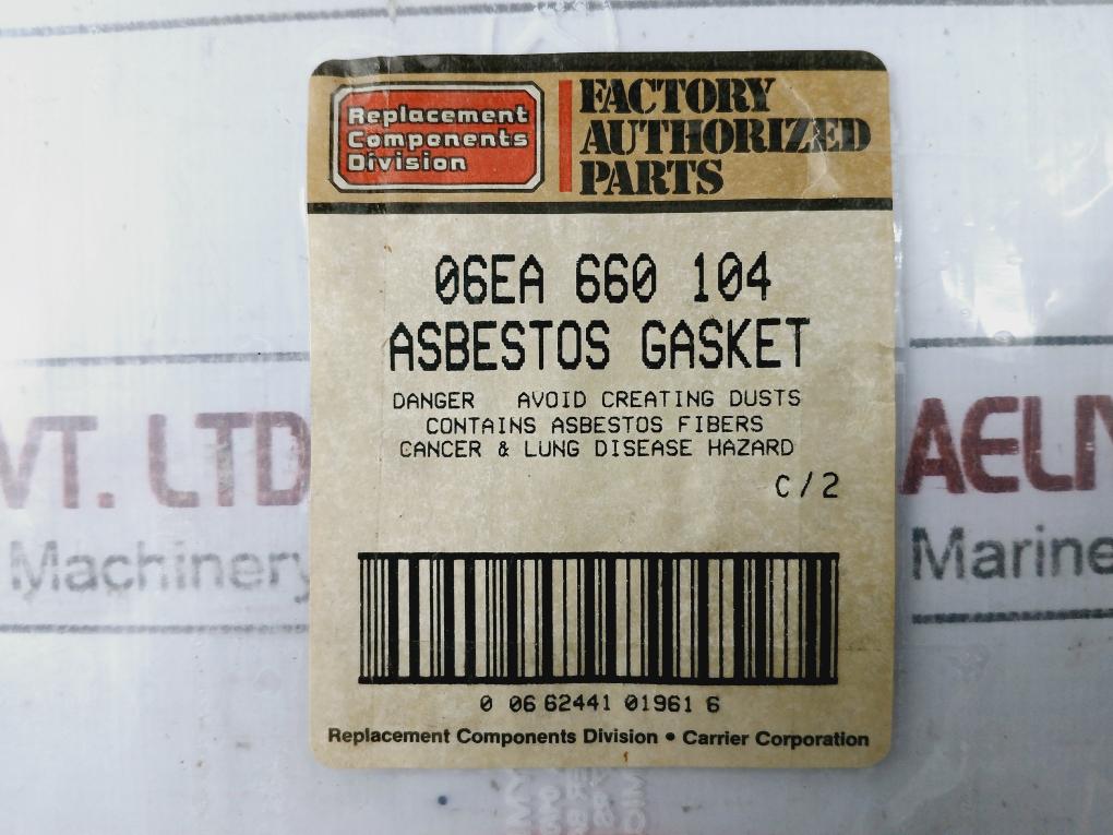 Carrier 06Ea 660 104 Compressor Suction Valve Gasket Plate Set Rev A 916-229