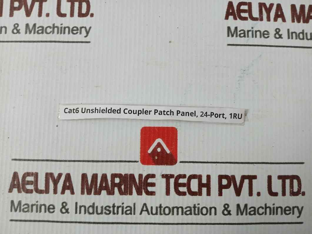 Cat6 24 Port Unshielded Coupler Patch Panel 1Ru