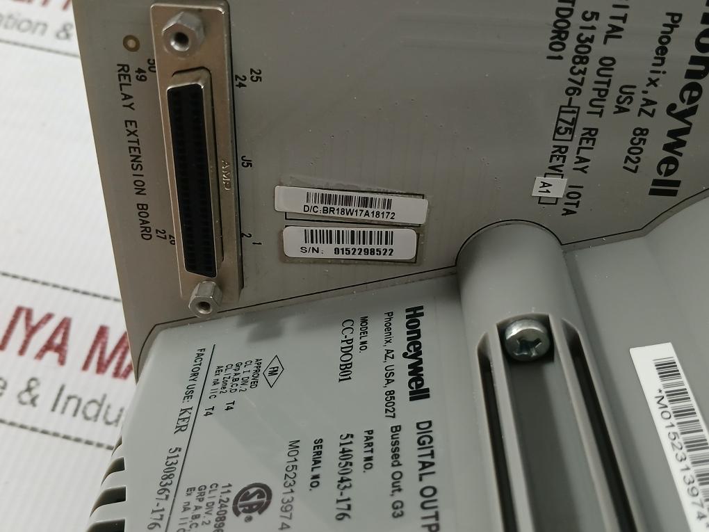 Cc-Pdob01-Digital-Output-Module-By-Honeywell-24v-110ma-51405043-176-0c-Ta-60c-8