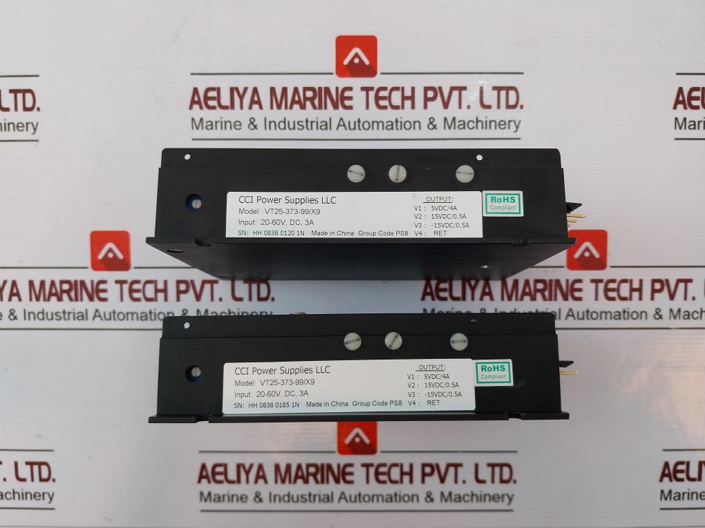 Cci Vt25-373-99/X9 Dc-dc Power Supply 20-60V