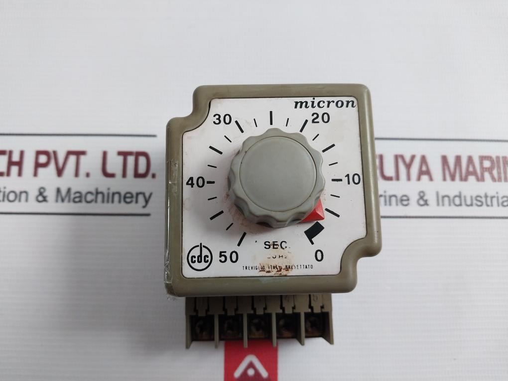 Cdc 0410.730 Timer Delay Relay 0-50 Sec 110V 60Hz
