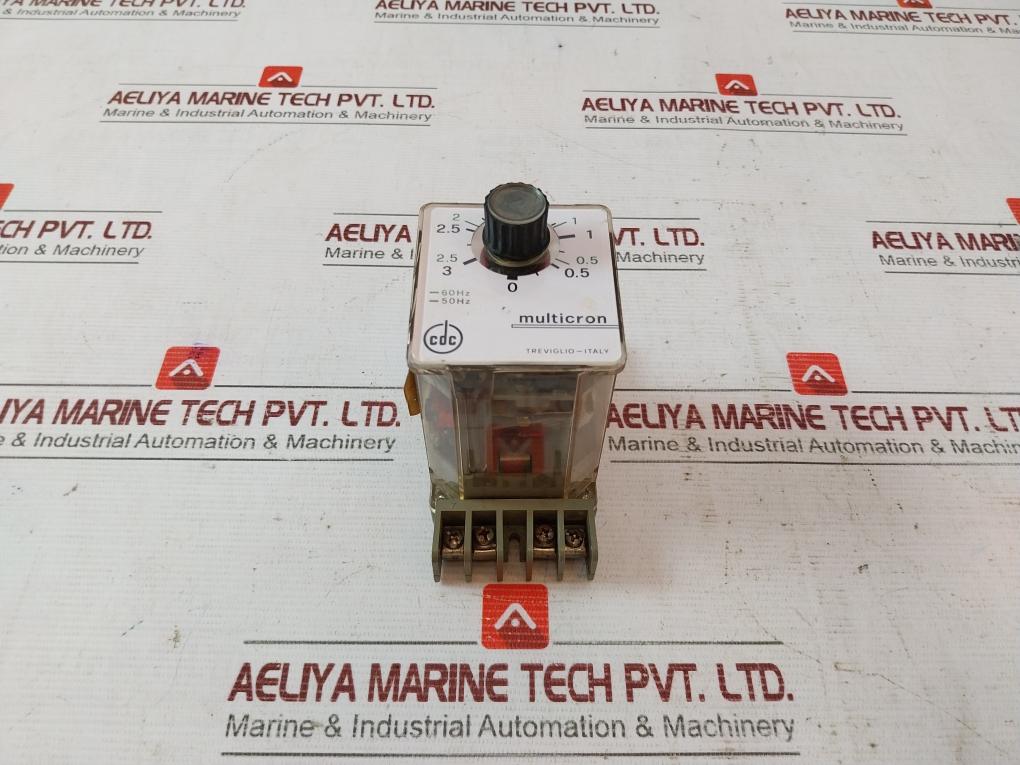 Cdc 1503.704 Miltac Multicrontimer Relay 0-3 50 Hz/60 Hz