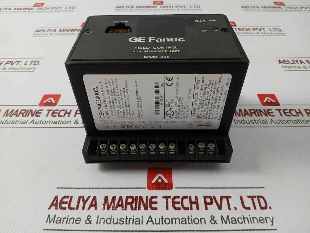 Ce670Gbi002J Ge Fanuc 24 Vdc Genius Bus Interface Unit