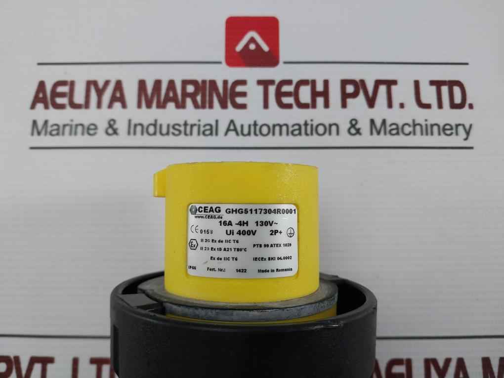 Ceag Ghg5117304R0001 2P+ Power Connector Plug Ip66