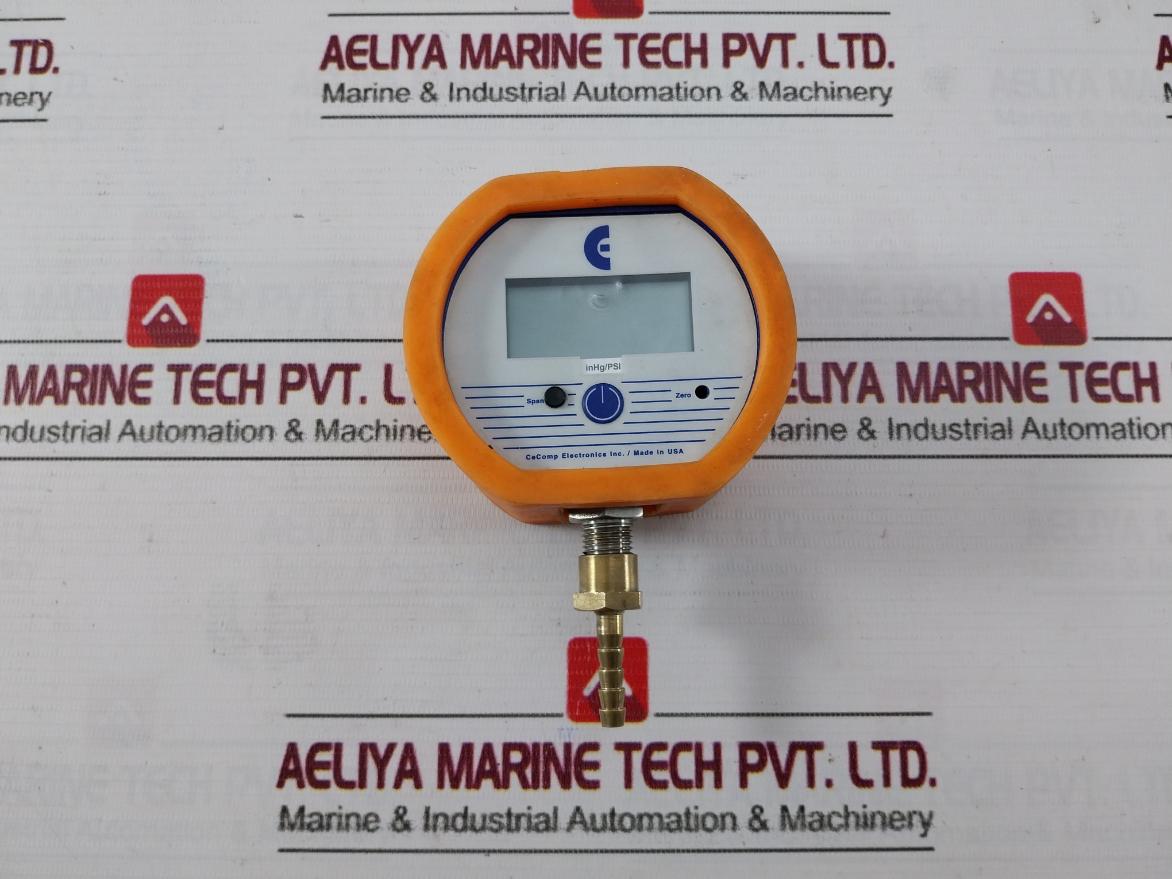 Cecomp Dpg1000B Battery Powered Digital Pressure Gauge 30Inhg/100Psig-5