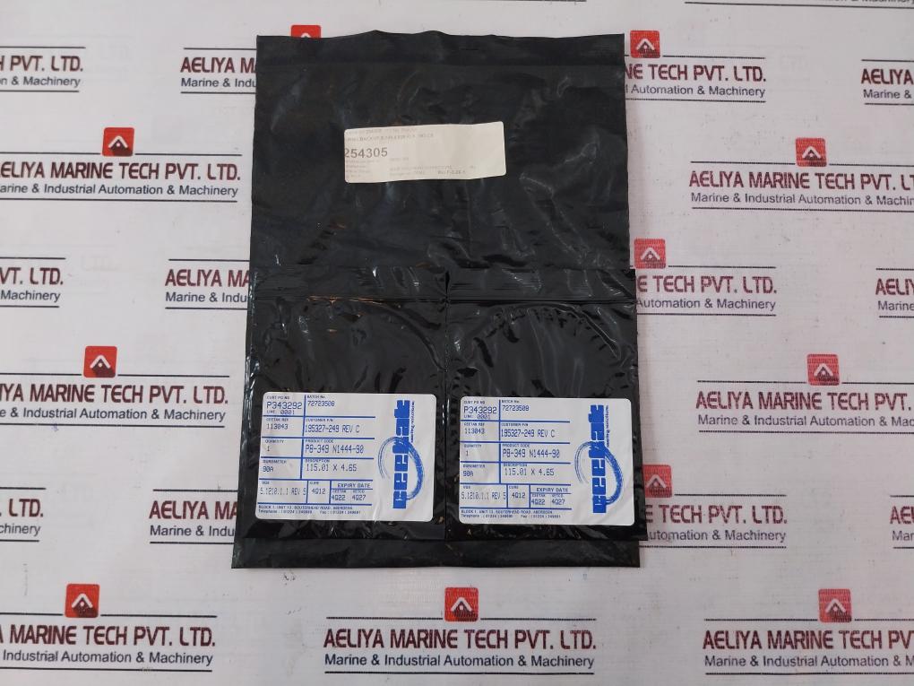 Lot of 10X CEETAK 195327-249 Backup O-Ring Rev: C (10 Bags)