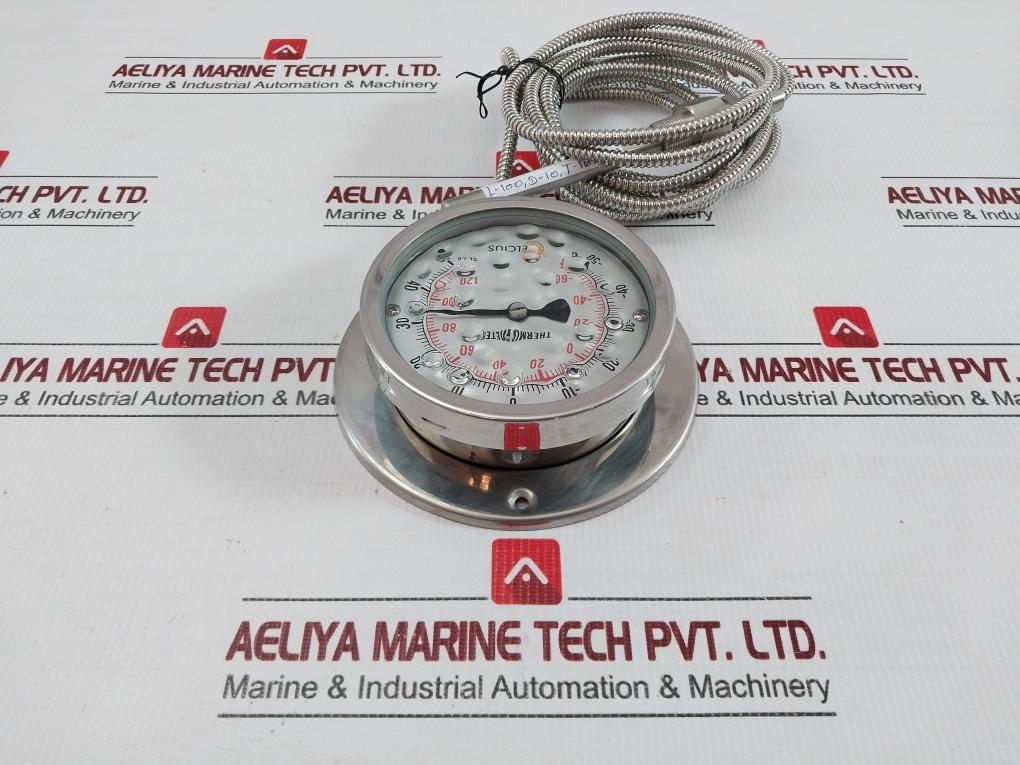 Celcius 3-meter 50 To 50˚C Remote-reading Capillary Temperature Gauge