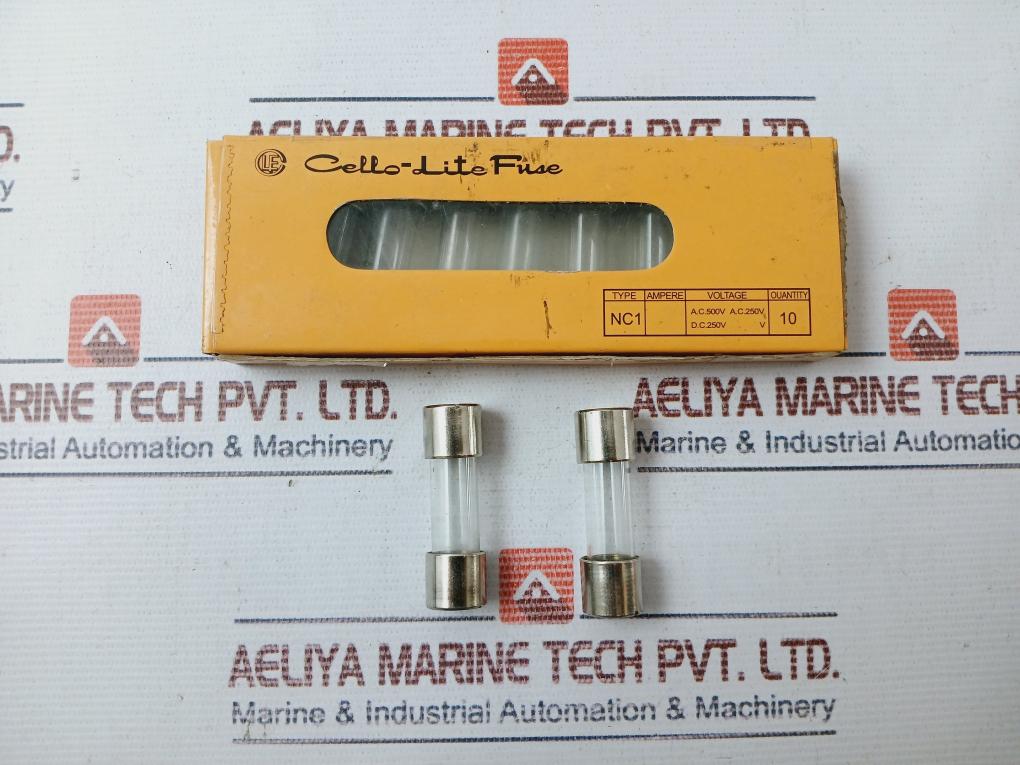 Lot of 10X CELLO-LITE NC1 Cartridge Fuse Case 500v