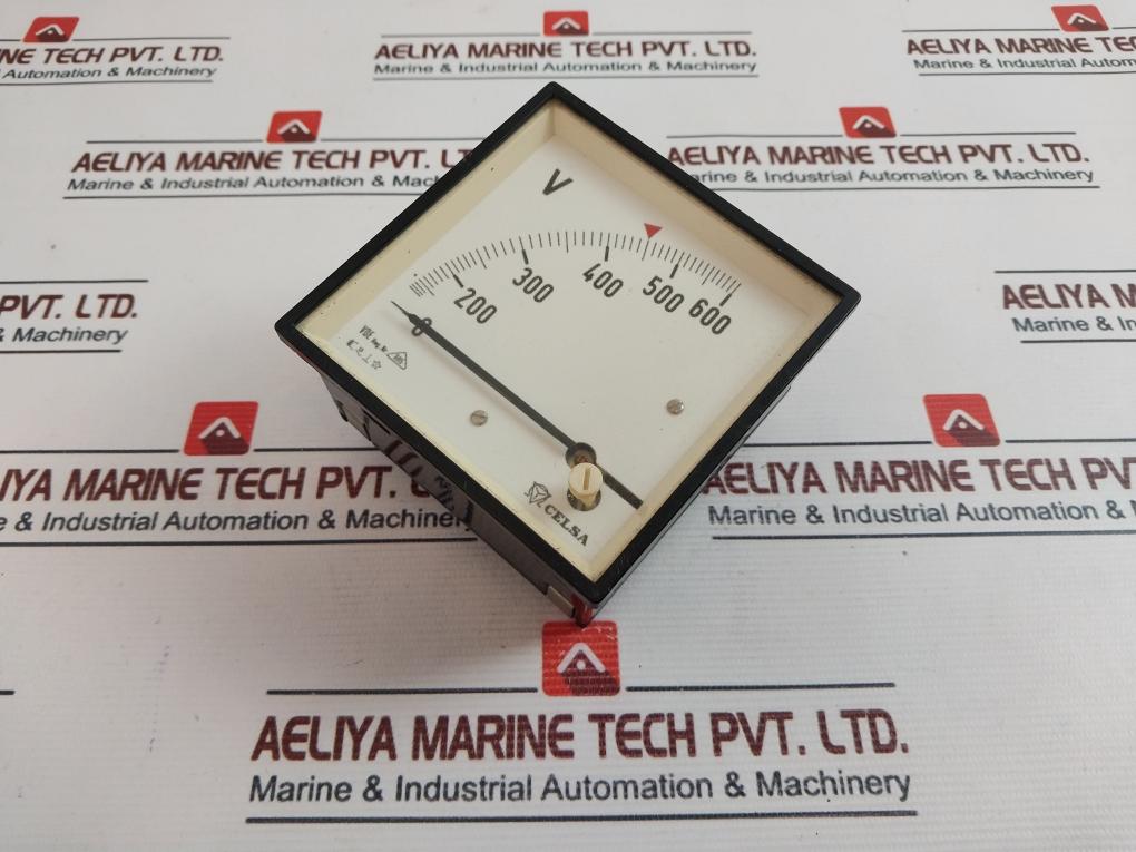 Celsa 0-600V Voltmeter Used