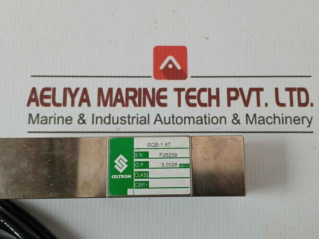 Celtron Single-ended Shear Beam Load Cell 3.0026 Mv/V Meter: 6 Part No: Sqb-1.5T